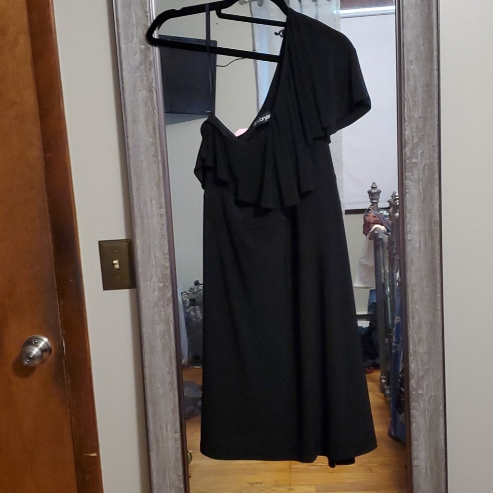 Little Black Asymmetrical Dress